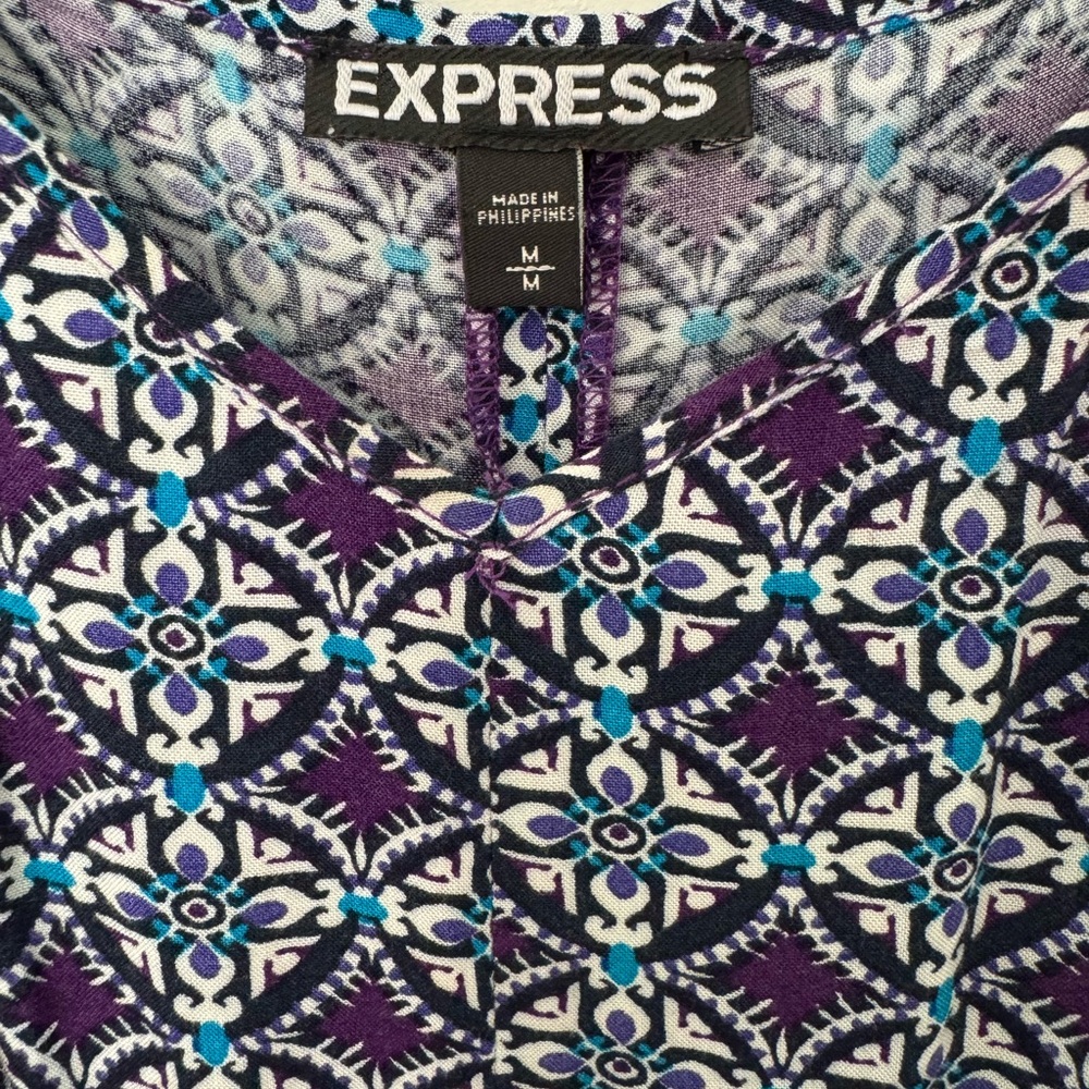 Express Patterned Dress - Picture 2 of 3